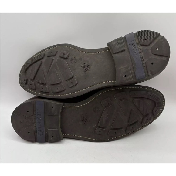 Heschung Brown Leather Stitched Lace-up Derby Shoes Mens Size‎ 12.5 - Picture 10 of 10